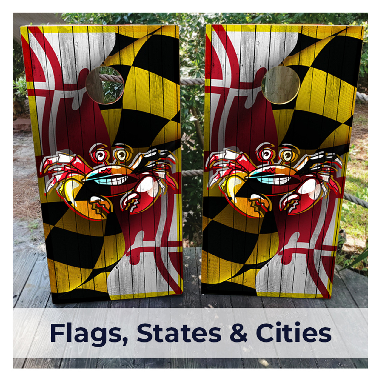 Flags, States & Cities